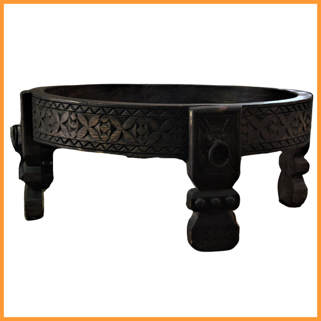 Moroccan Wood Furniture: Low coffee table